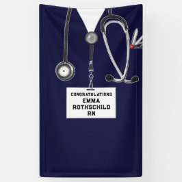 Abschluss der Krankenpflege Banner