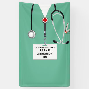Abschluss der Krankenpflege Banner