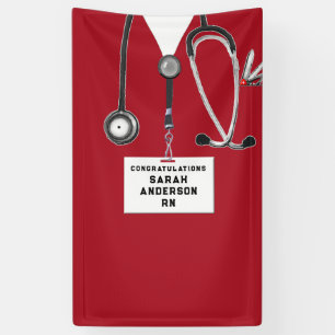 Abschluss der Krankenpflege Banner