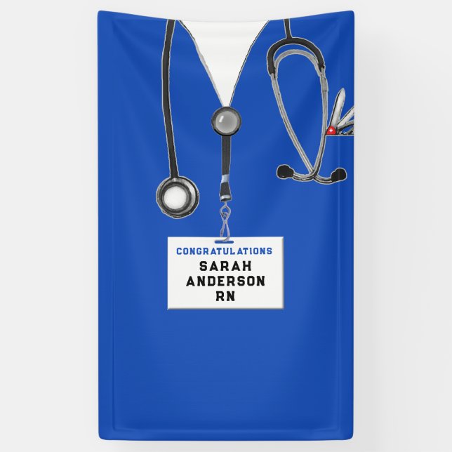 Abschluss der Krankenpflege Banner (Vertikal)