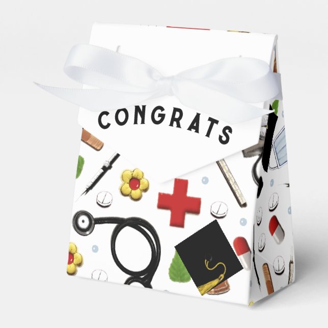 Abschluss der Krankenpflege Geschenkschachtel (Vorderseite)