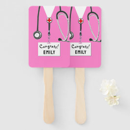 Abschluss der Krankenpflege Hand Fan Fächer