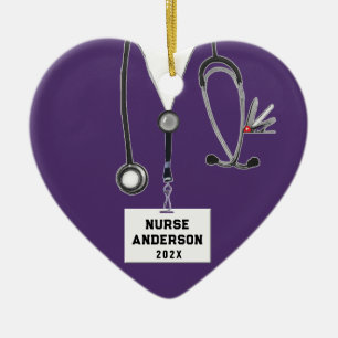 Abschluss der Krankenpflege Keramik Ornament