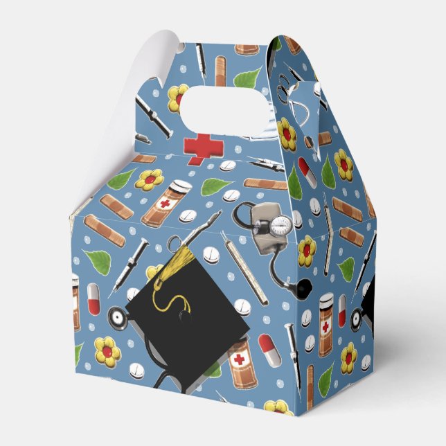 Abschluss der Krankenpflegerschule Geschenkschachtel (Vorderseite)