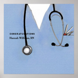 Abschluss der Krankenpflegerschule Poster