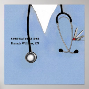 Abschluss der Krankenpflegerschule Poster
