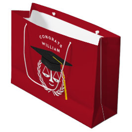 Abschluss der Law School Anwältin große Geschenkta Geschenktüte