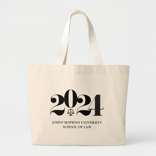 Abschluss der Law School Jumbo Stoffbeutel (Vorne)