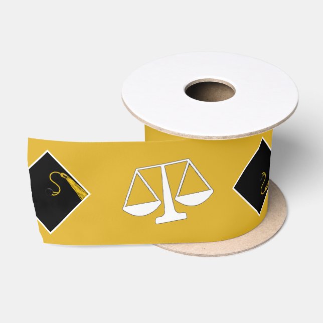Abschluss der Law School Satin Ribbon Satinband (Spule)