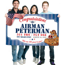 Abschluss der Luftwaffe 321 TRS Warthogs Mascot 3x Banner