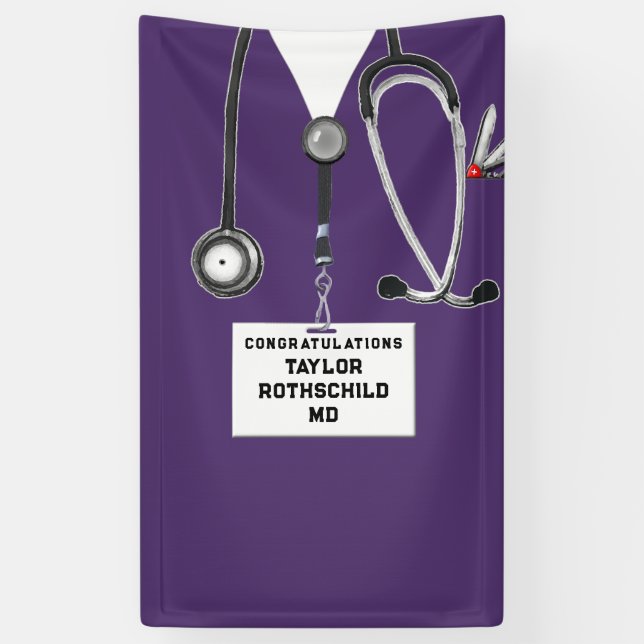 Abschluss der Medizinschule Banner (Vertikal)