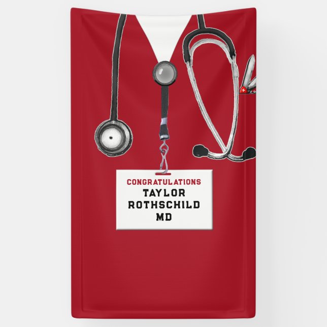 Abschluss der Medizinschule Banner (Vertikal)
