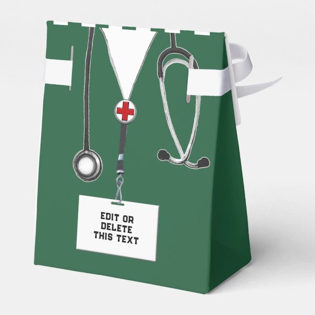 Abschluss der Medizinschule Geschenkschachtel (Rückseite)