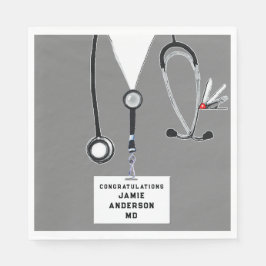 Abschluss der Medizinschule Napkins Serviette