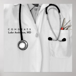 Abschluss der Medizinschule Poster