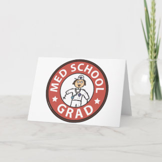 Abschluss der Medizinschule (weiblich) Karte