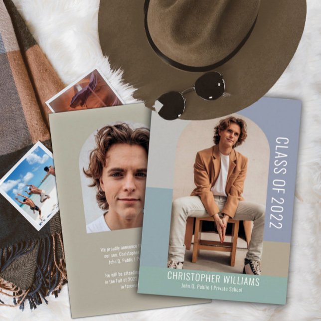 Abschluss der Minimalistischen Farbblockklasse Jah Einladung (Von Creator hochgeladen)