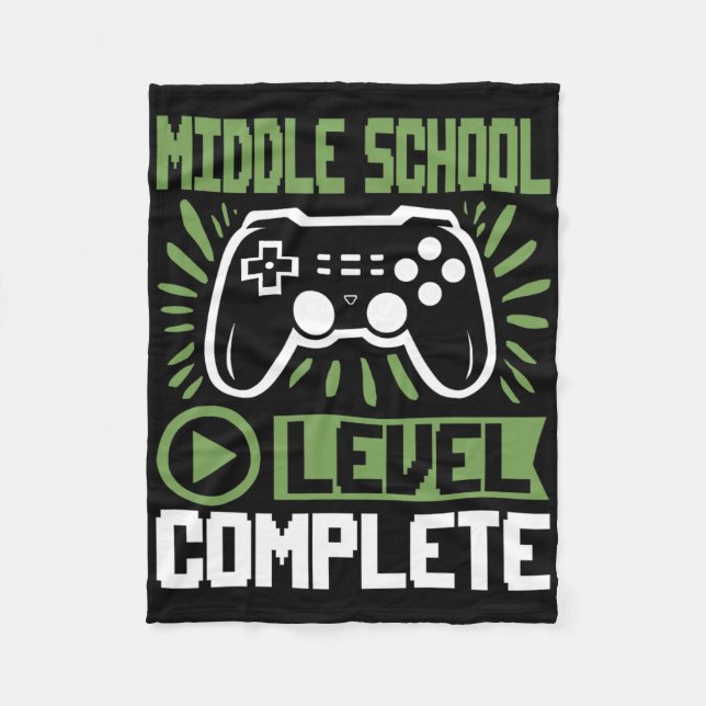 Abschluss der Mittelschule Complete Gamer Cl von 2 Fleecedecke (Vorderseite)