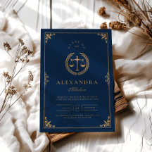 Abschluss der Navy Gold EleganLaw School