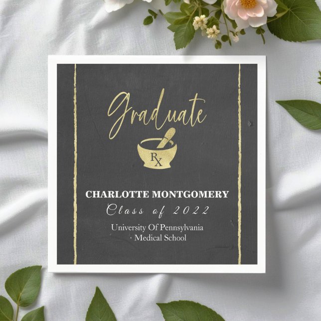 Abschluss der Pharmazie Serviette (Von Creator hochgeladen)