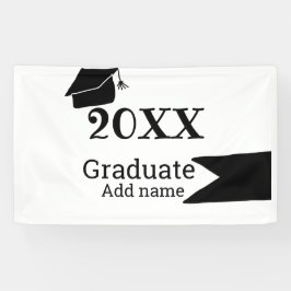 Abschluss der Stufe 20XX mit schlichter minimaler  Banner