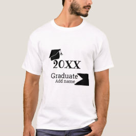 Abschluss der Stufe 20XX mit schlichter minimaler  T-Shirt