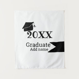 Abschluss der Stufe 20XX mit schlichter minimaler Wandteppich