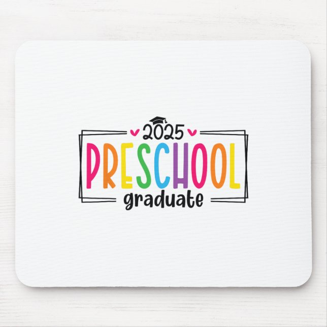 Abschluss der Vorschule 2025 Grad Mousepad (Vorne)