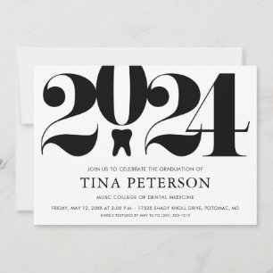 Abschluss der Zahnarztschule Einladung