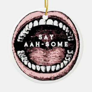 Abschluss der Zahnarztschule Keramik Ornament