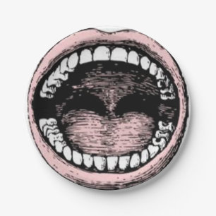 Abschluss der Zahnarztschule Pappteller