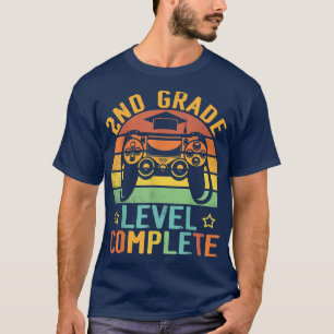 Abschluss der zweiten Stufe Vollständige Videospie T-Shirt