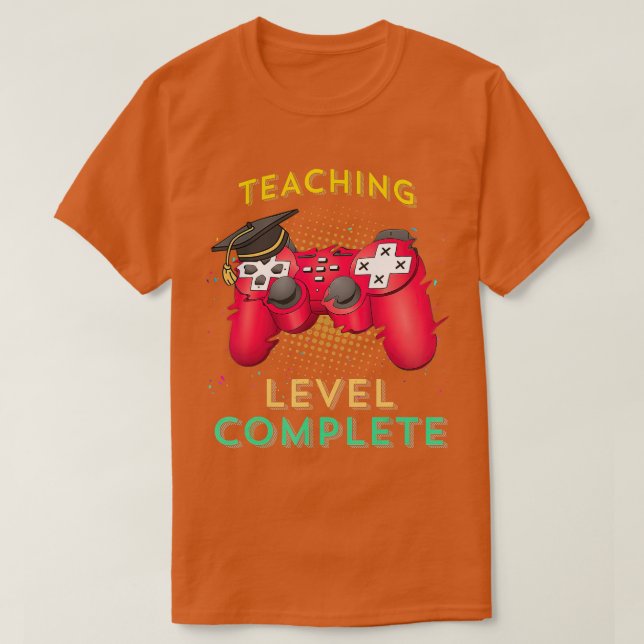 Abschluss des Abschlusses der Schulstufe Unterrich T-Shirt (Design vorne)