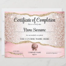 Abschluss des Abschlusszertifikats