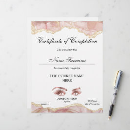 Abschluss des Abschlusszertifikats