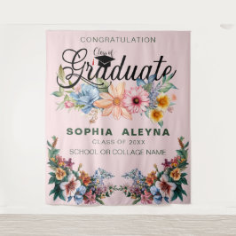 Abschluss des Blumengartens Wandteppich