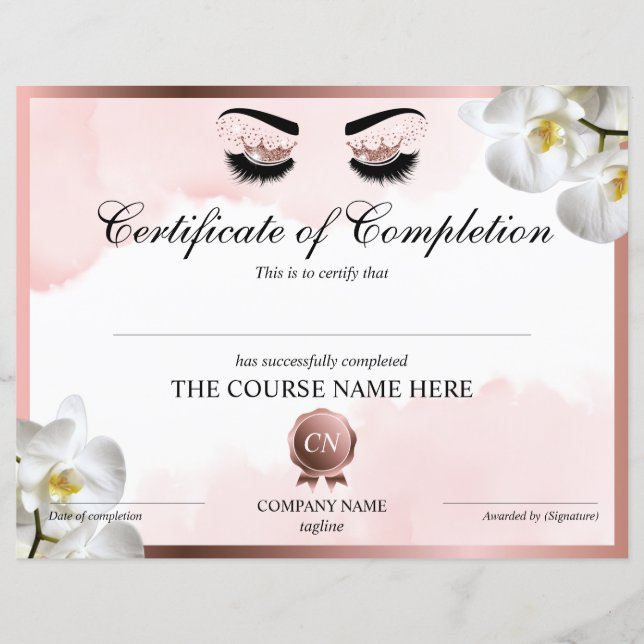 Abschluss des Lashes Lashes (Vorderseite)