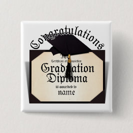 Abschluss Diploma Button