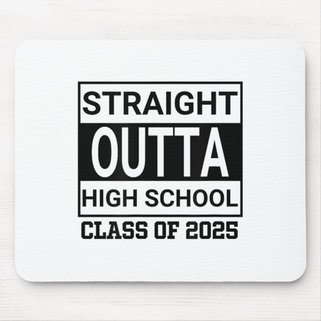 Abschluss direkt aus der Oberschule 2025 _1 Mousepad (Vorne)