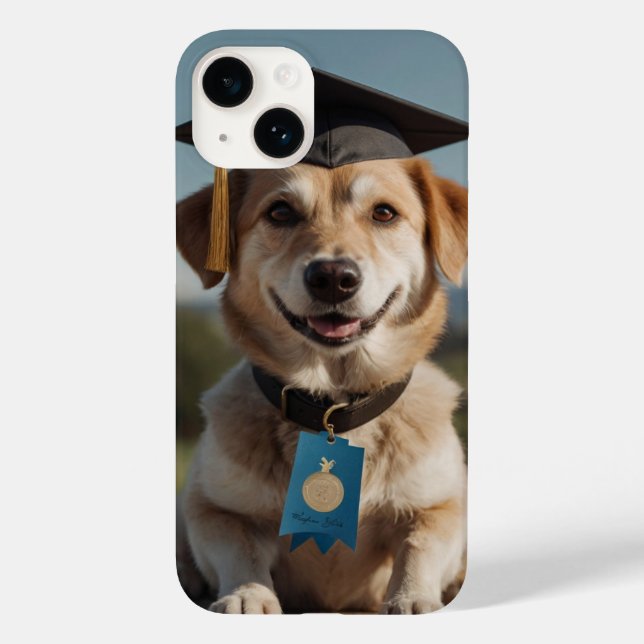 Abschluss Dog Case-Mate iPhone 14 Hülle (Rückseite)