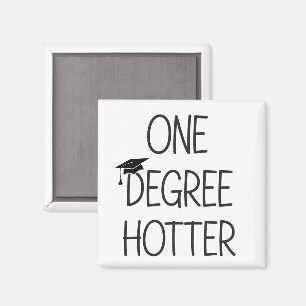 Abschluss Ein Grad Heißer Lustiger College Master Magnet