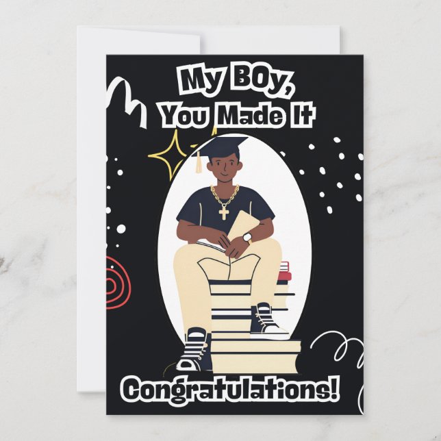 Abschluss Einladung (Vorderseite)