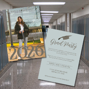 Abschluss-Einladung für höhere Semester Studenten Einladung