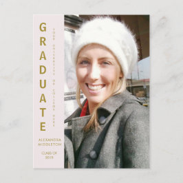 Abschluss Einladung Graduate Foto Postkarte