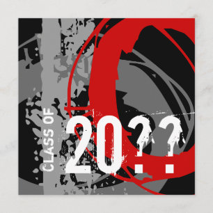 Abschluss Einladung WDX Rot