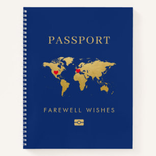 Abschluss Exchange Student weg will Notizbuch