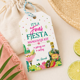 Abschluss-Fiesta-Kater-Kit-Geschenkanhänger Geschenkanhänger