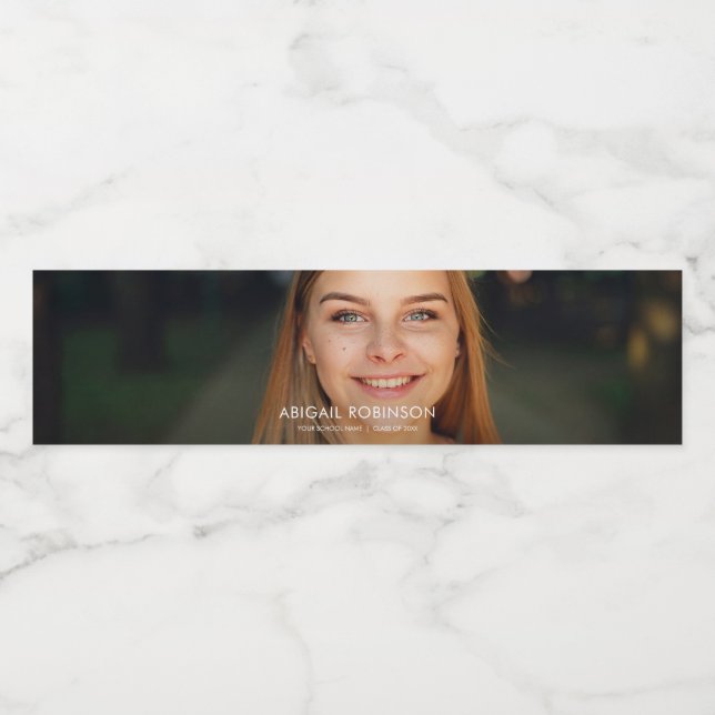 Abschluss-Foto (Einzelnes Label)