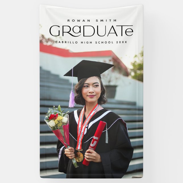 Abschluss Foto Banner (Vertikal)