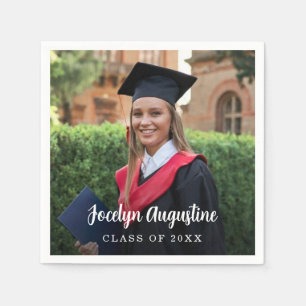 Abschluss Foto Class 2025 Serviette